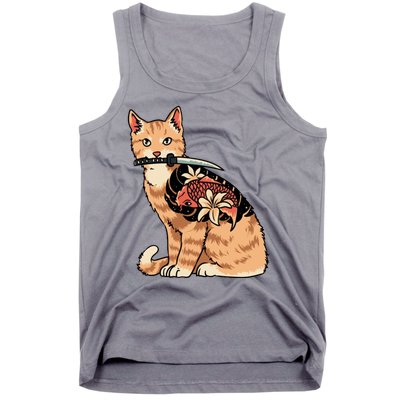 Catana Japanese Samurai Tank Top