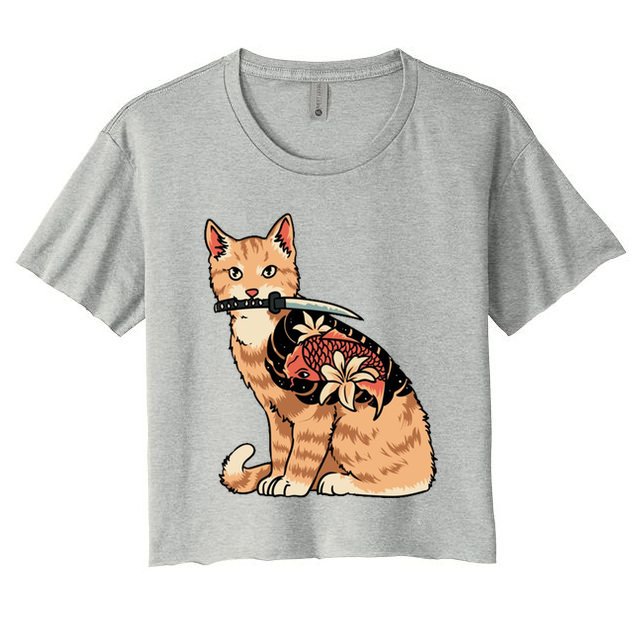 Catana Japanese Samurai Crop Top