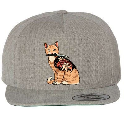 Catana Japanese Samurai Wool Snapback Cap