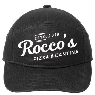 Cws Jello Shot Challenge Roccos Pizza And Cantina Estd 2018 7-Panel Snapback Hat