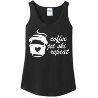 Coffee Jet Ski Repeat Gift For Skier Ladies Essential Tank