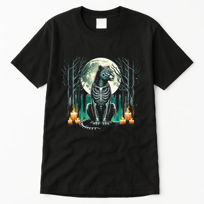 Cool Jaguar Skeleton Halloween Christmas Birthday Tall T-Shirt