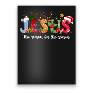 Christian Jesus The Reason Xmas Holiday Season Christmas Poster