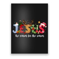 Christian Jesus The Reason Xmas Holiday Season Christmas Poster