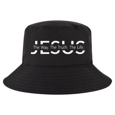 Christ Jesus The Way. The Truth. The Life Blessed Christians Cool Comfort Performance Bucket Hat