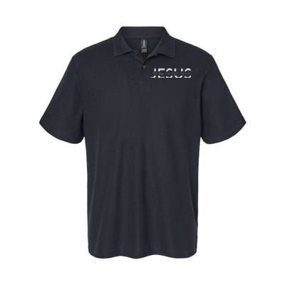 Christ Jesus The Way. The Truth. The Life Blessed Christians Softstyle Adult Sport Polo