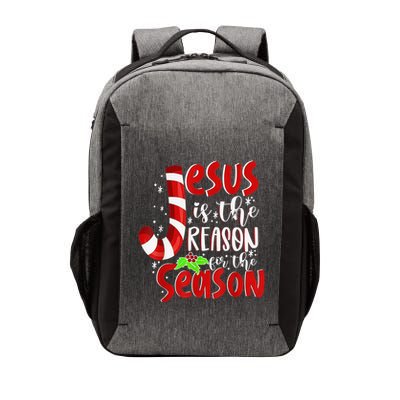 Christian Jesus The Reason Christmas Matching Family Funny Gift Vector Backpack