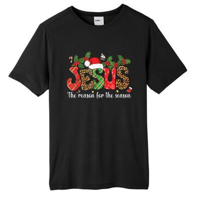 Christian Jesus The Reason Xmas Holiday Season Christmas Tall Fusion ChromaSoft Performance T-Shirt