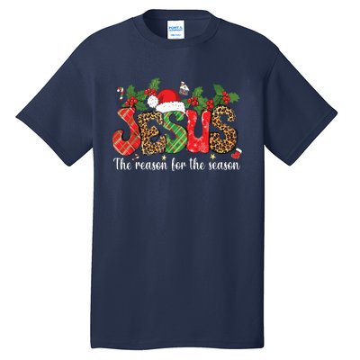 Christian Jesus The Reason Xmas Holiday Season Christmas Tall T-Shirt