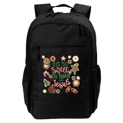 Christmas Jesus Tis So Sweet To Trust In Jesus Gingerbread Backpack