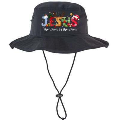 Christian Jesus The Reason Xmas Holiday Season Christmas Legacy Cool Fit Booney Bucket Hat