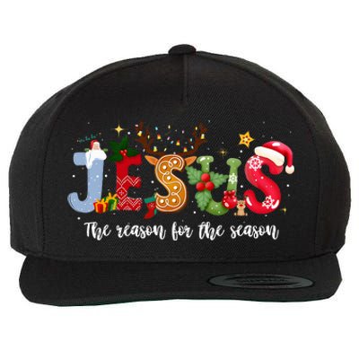 Christian Jesus The Reason Xmas Holiday Season Christmas Wool Snapback Cap