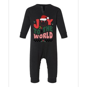 Christmas Joy To The World Infant Fleece One Piece