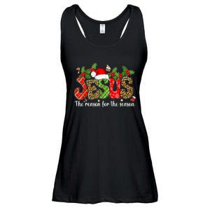 Christian Jesus The Reason Xmas Holiday Season Christmas Ladies Essential Flowy Tank