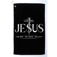 Christian Jesus The Way The Truth The Life John 146 Golf Towel