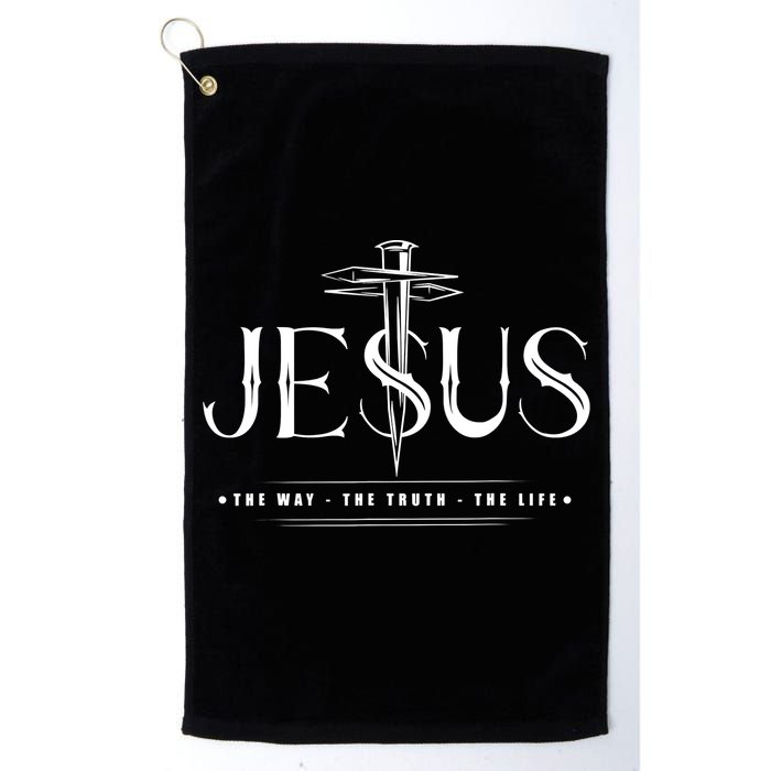 Christian Jesus The Way The Truth The Life John 146 Golf Towel