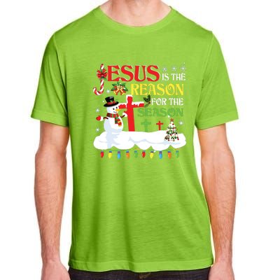 Christian Jesus The Reason Christmas Stocking Stuffer Gifts Adult ChromaSoft Performance T-Shirt