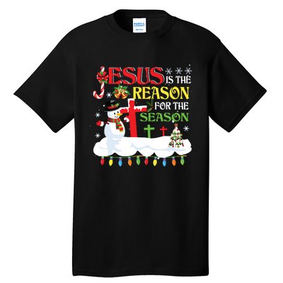 Christian Jesus The Reason Christmas Stocking Stuffer Gifts Tall T-Shirt