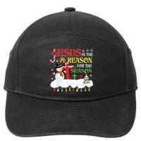 Christian Jesus The Reason Christmas Stocking Stuffer Gifts 7-Panel Snapback Hat