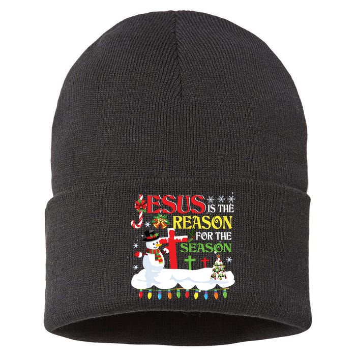 Christian Jesus The Reason Christmas Stocking Stuffer Gifts Sustainable Knit Beanie