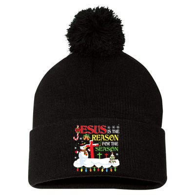 Christian Jesus The Reason Christmas Stocking Stuffer Gifts Pom Pom 12in Knit Beanie