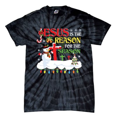 Christian Jesus The Reason Christmas Stocking Stuffer Gifts Tie-Dye T-Shirt