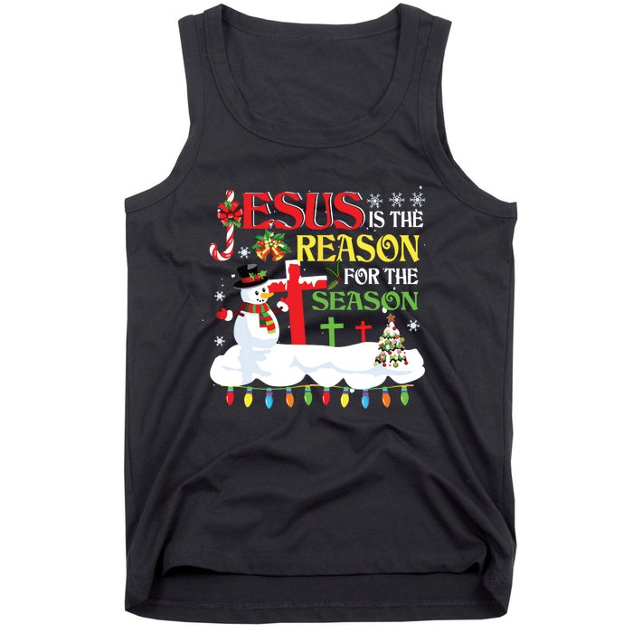 Christian Jesus The Reason Christmas Stocking Stuffer Gifts Tank Top