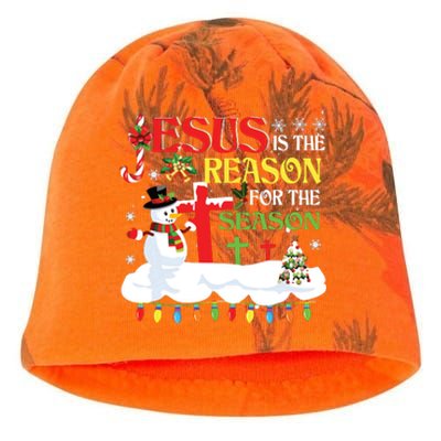 Christian Jesus The Reason Christmas Stocking Stuffer Gifts Kati - Camo Knit Beanie