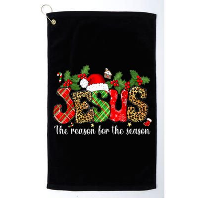 Christian Jesus The Reason Xmas Holiday Platinum Collection Golf Towel