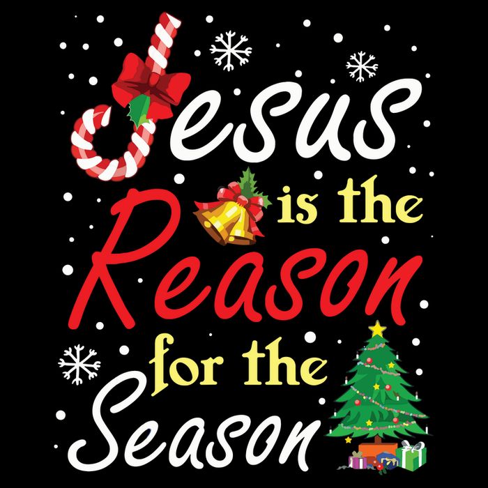 Christian Jesus The Reason Christmas Stocking Stuffer Gifts 16 in Basic Backpack