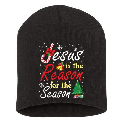 Christian Jesus The Reason Christmas Stocking Stuffer Gifts Short Acrylic Beanie