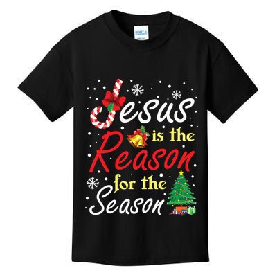 Christian Jesus The Reason Christmas Stocking Stuffer Gifts Kids T-Shirt