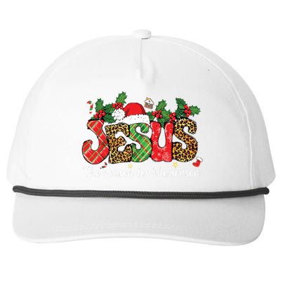 Christian Jesus The Reason Xmas Holiday Season Christmas Snapback Five-Panel Rope Hat