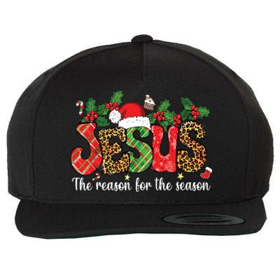 Christian Jesus The Reason Xmas Holiday Season Christmas Wool Snapback Cap