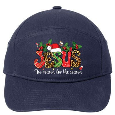 Christian Jesus The Reason Xmas Holiday Season Christmas 7-Panel Snapback Hat