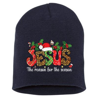 Christian Jesus The Reason Xmas Holiday Season Christmas Short Acrylic Beanie