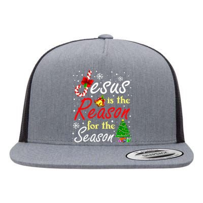 Christian Jesus The Reason Christmas Stocking Stuffer Flat Bill Trucker Hat