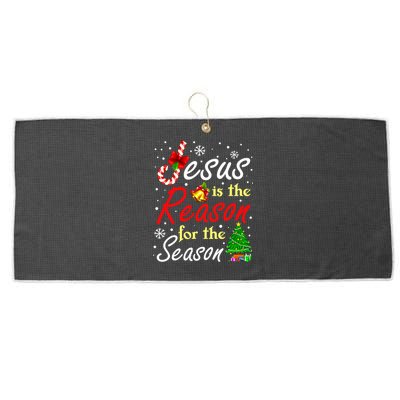 Christian Jesus The Reason Christmas Stocking Stuffer Large Microfiber Waffle Golf Towel