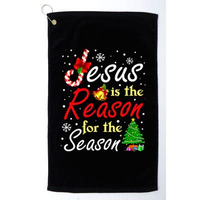 Christian Jesus The Reason Christmas Stocking Stuffer Platinum Collection Golf Towel