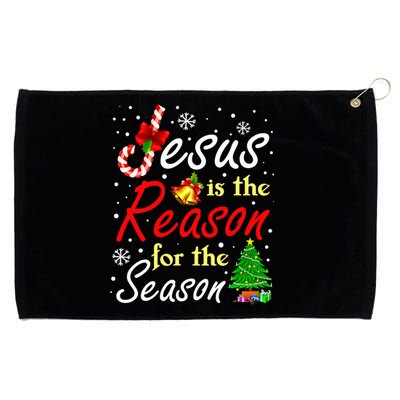 Christian Jesus The Reason Christmas Stocking Stuffer Grommeted Golf Towel