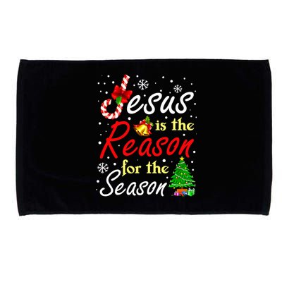 Christian Jesus The Reason Christmas Stocking Stuffer Microfiber Hand Towel