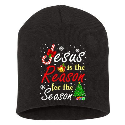 Christian Jesus The Reason Christmas Stocking Stuffer Short Acrylic Beanie