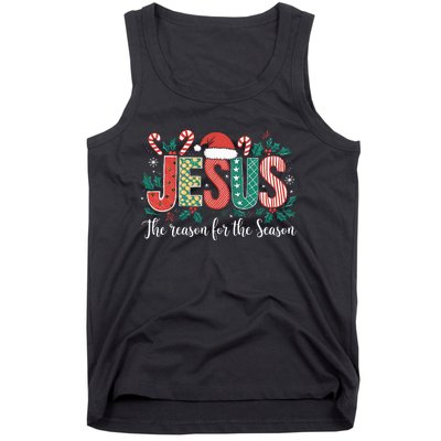 Christian Jesus The Reason Xmas Holiday Season Christmas Tank Top