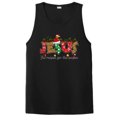 Christian Jesus The Reason Xmas Holiday Season Christmas PosiCharge Competitor Tank