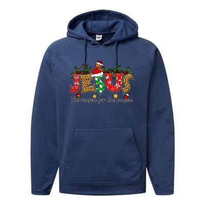 Christian Jesus The Reason Xmas Holiday Season Christmas Performance Fleece Hoodie