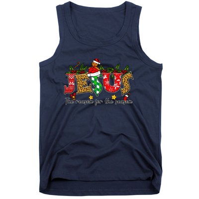 Christian Jesus The Reason Xmas Holiday Season Christmas Tank Top