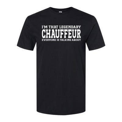 Chauffeur Job Title Employee Funny Worker Chauffeur Softstyle® CVC T-Shirt