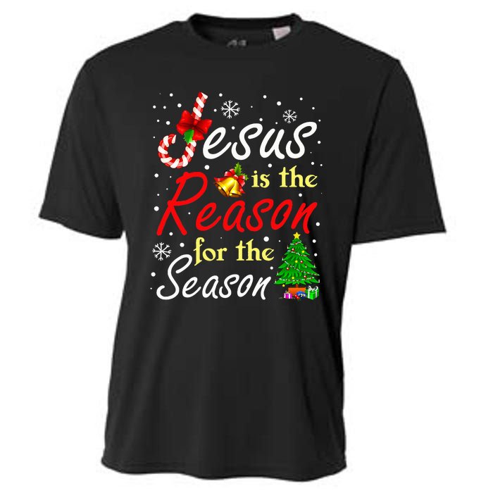 Christian Jesus The Reason Christmas Stocking Stuffer Gifts  Cooling Performance Crew T-Shirt