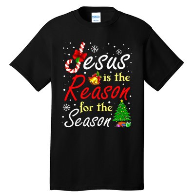 Christian Jesus The Reason Christmas Stocking Stuffer Gifts  Tall T-Shirt