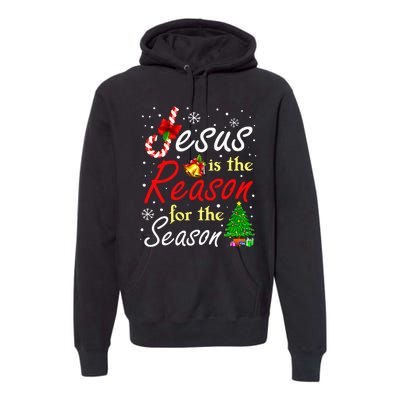 Christian Jesus The Reason Christmas Stocking Stuffer Gifts  Premium Hoodie